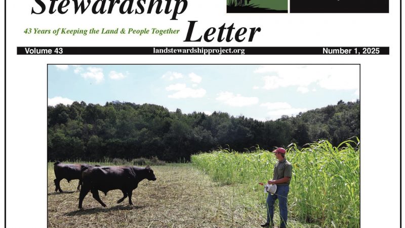 Read the Latest Land Stewardship Letter